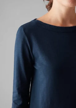 Women TOAST Jersey|Tops & Tees*Lia Garment Dyed Boat Neck Tee