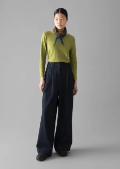 Women TOAST Jersey|Tops & Tees*Lia Garment Dyed Boat Neck Tee