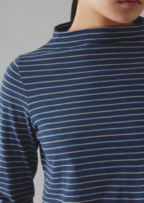 Women TOAST Jersey|Tops & Tees*Light Stripe Cotton Slub Tee