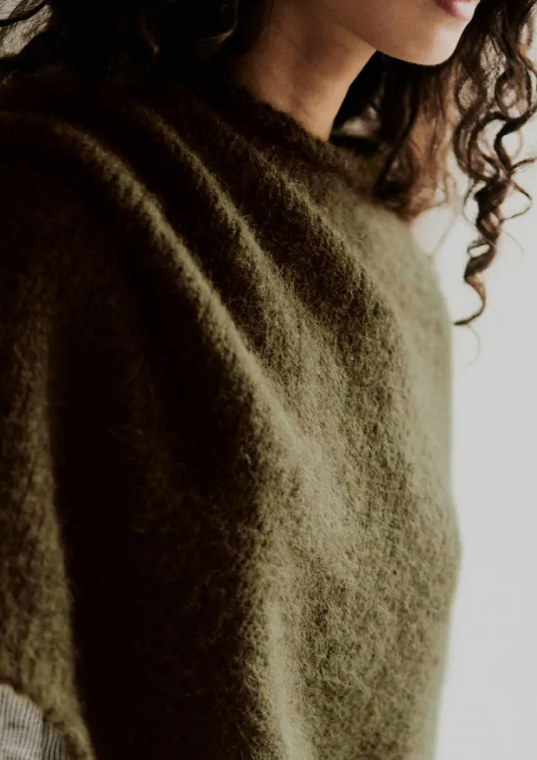 Women TOAST Hats, Scarves & Gloves|Knitwear*Lofty Alpaca Blend Knitted Poncho