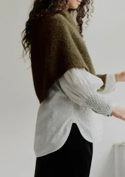 Women TOAST Hats, Scarves & Gloves|Knitwear*Lofty Alpaca Blend Knitted Poncho