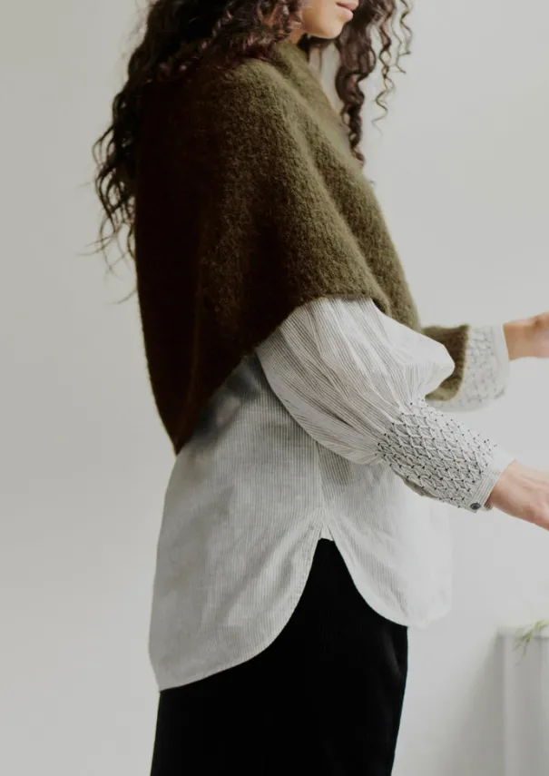 Women TOAST Hats, Scarves & Gloves|Knitwear*Lofty Alpaca Blend Knitted Poncho