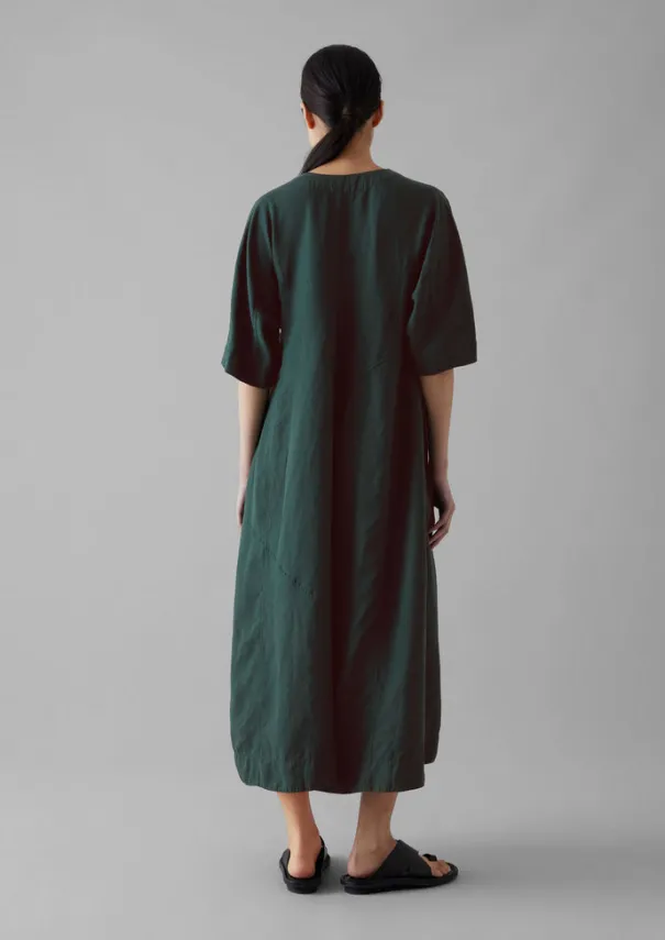 Women TOAST Linen|Dresses*Lyocell Linen Herringbone Panel Dress