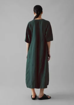 Women TOAST Linen|Dresses*Lyocell Linen Herringbone Panel Dress