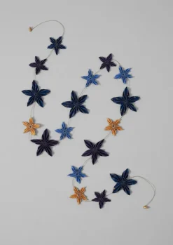 TOAST Christmas Decorations*Marbled Star Paper Garland