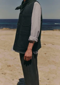 TOAST Coats & Jackets|Knitwear*Melton Wool Blend Gilet