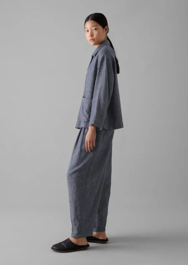 Women TOAST Linen|Loungewear*Minako Cotton Linen Twill Trousers