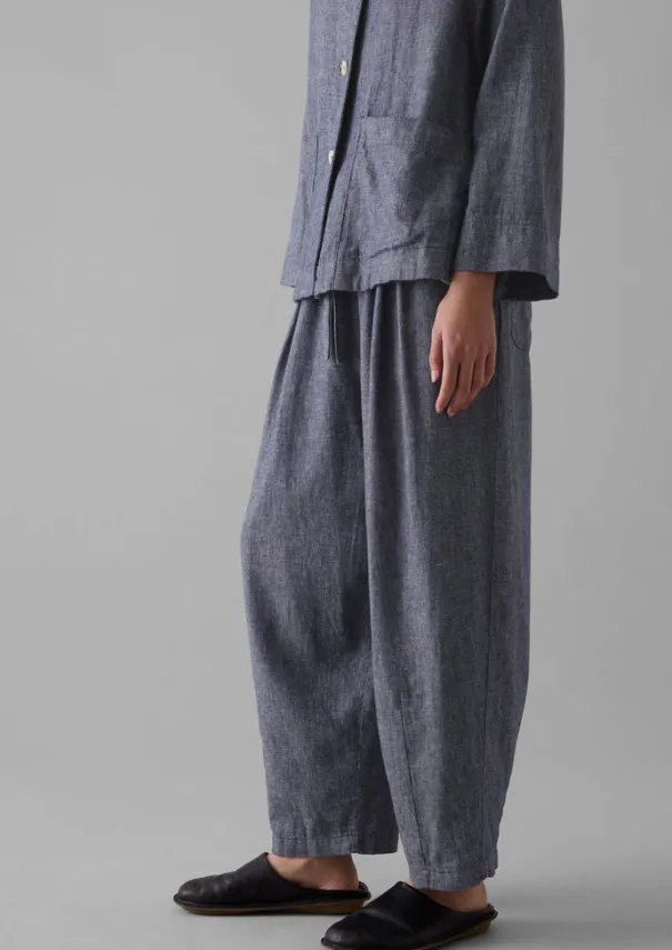 Women TOAST Linen|Loungewear*Minako Cotton Linen Twill Trousers