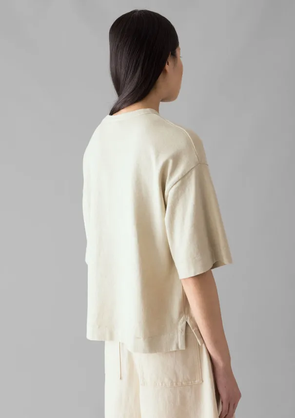 Women TOAST Jersey|Tops & Tees*Mineral Dyed Cotton Boxy Tee