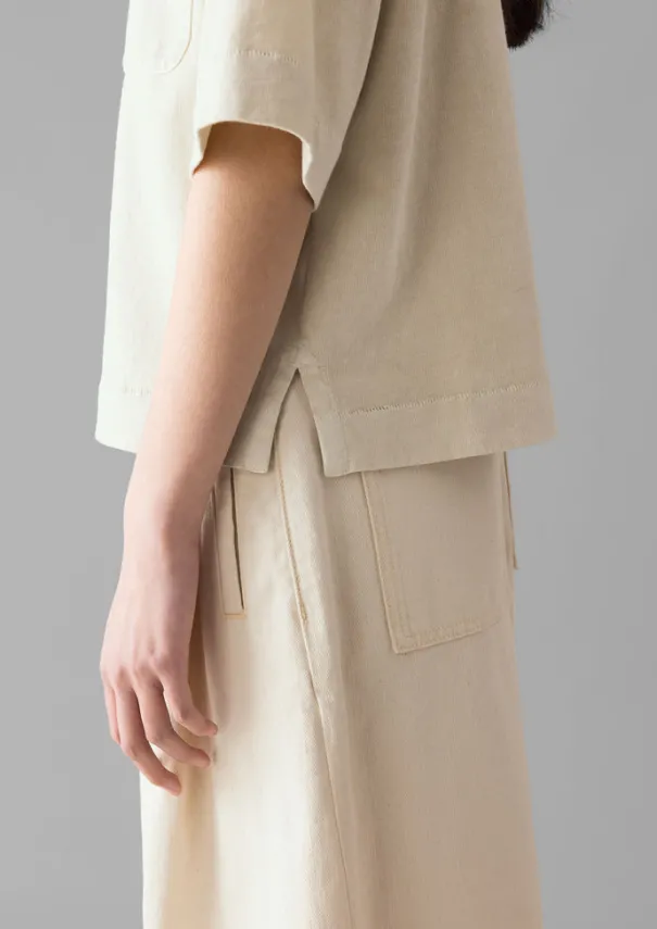 Women TOAST Jersey|Tops & Tees*Mineral Dyed Cotton Boxy Tee