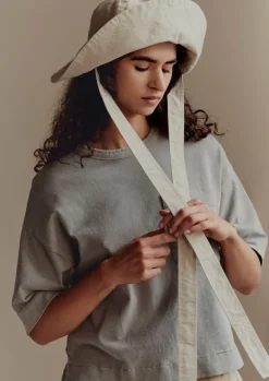 Women TOAST Jersey|Tops & Tees*Mineral Dyed Cotton Boxy Tee