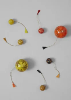 TOAST Christmas Decorations*Mini Hand Painted Bauble Set