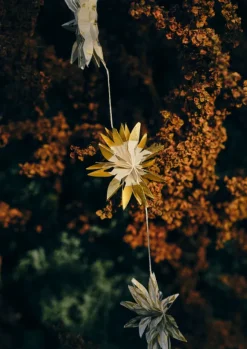 TOAST Christmas Decorations*Mini Palm Lokta Paper Garland