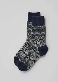 Women TOAST Socks & Tights*Nishiguchi Kutsushita Wool Jacquard Socks
