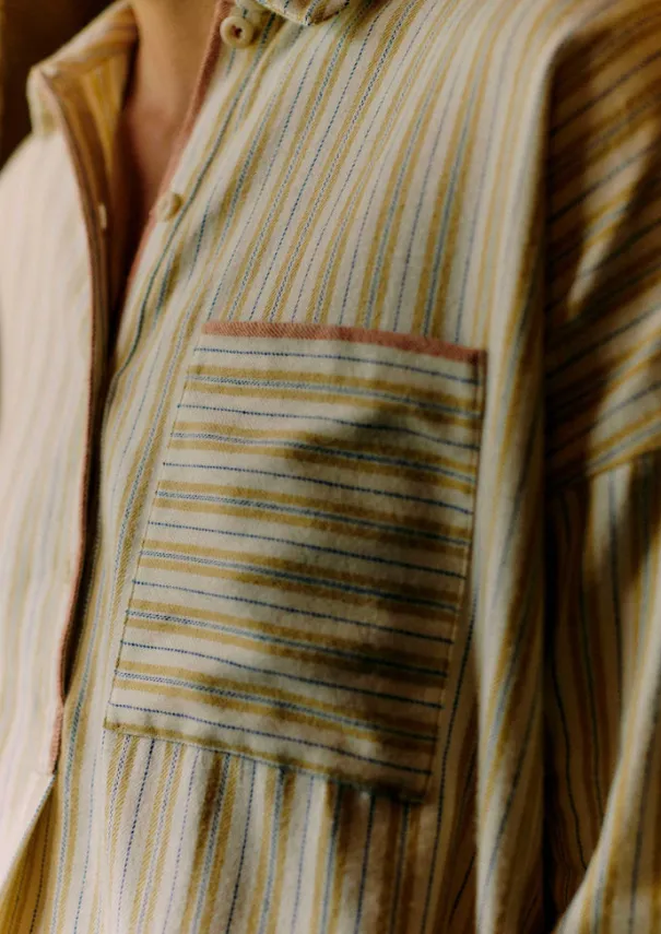 Women TOAST Nightwear*Nova Stripe Flannel Pyjamas