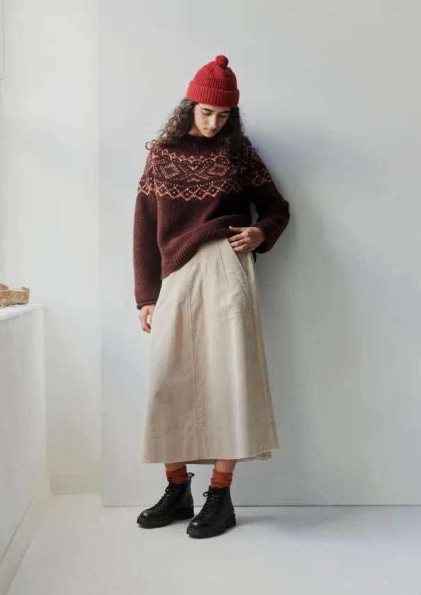 Women TOAST Cord|Workwear*Organic Cord A Line Skirt