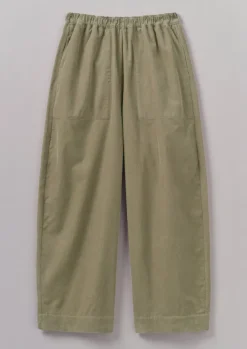 Women TOAST Cord|Loungewear*Organic Cord Barrel Leg Trousers