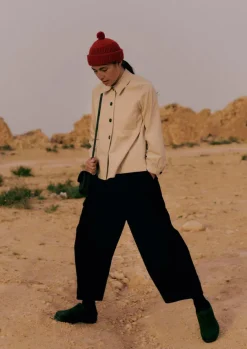 Women TOAST Cord|Trousers*Organic Cord Pleat Front Trousers