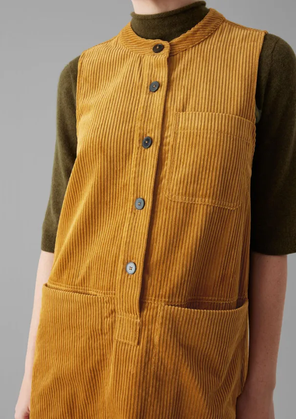 Women TOAST Cord|Dresses*Organic Cord Sleeveless Tunic Dress