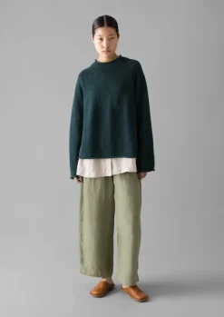 Women TOAST Linen|Jersey*Organic Cotton Linen Easy Sweater