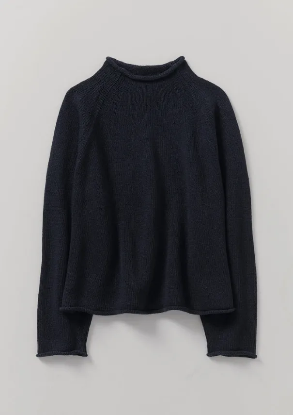 Women TOAST Linen|Jersey*Organic Cotton Linen Easy Sweater