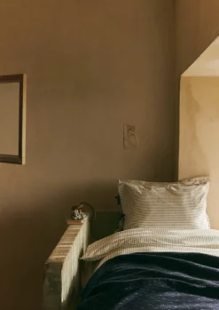 TOAST Textiles|Bed Linen*Organic Cotton Pyjama Stripe Duvet Cover