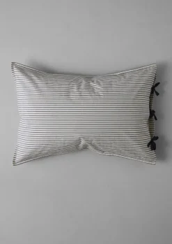 TOAST Textiles|Bed Linen*Organic Cotton Pyjama Stripe Housewife Pillowcase