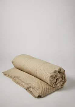 TOAST Textiles|Bed Linen*Organic Cotton Ticking Stripe Duvet Cover