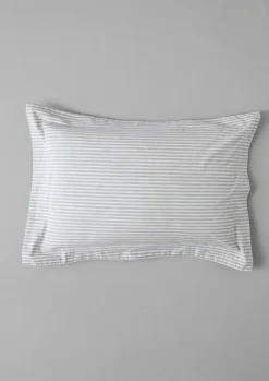 TOAST Textiles|Bed Linen*Organic Cotton Ticking Stripe Oxford Pillowcase