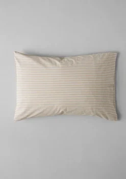 TOAST Textiles|Bed Linen*Organic Cotton Ticking Stripe Housewife Pillowcase
