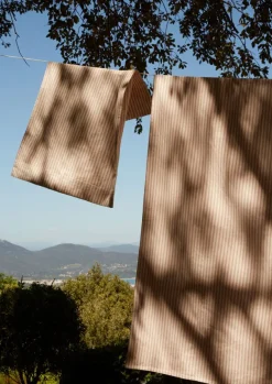 TOAST Textiles|Bed Linen*Organic Cotton Ticking Stripe Housewife Pillowcase