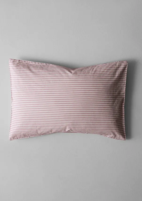 TOAST Textiles|Bed Linen*Organic Cotton Ticking Stripe Housewife Pillowcase