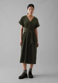 Women TOAST Cord|Dresses*Organic Needlecord Wrap Front Dress