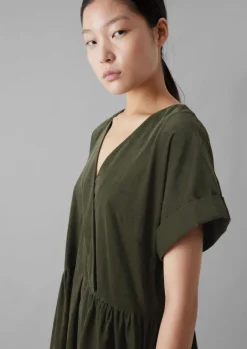 Women TOAST Cord|Dresses*Organic Needlecord Wrap Front Dress