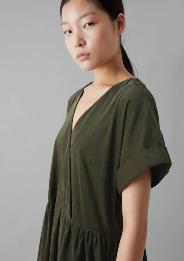 Women TOAST Cord|Dresses*Organic Needlecord Wrap Front Dress