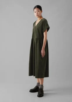 Women TOAST Cord|Dresses*Organic Needlecord Wrap Front Dress