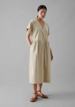 Women TOAST Cord|Dresses*Organic Needlecord Wrap Front Dress