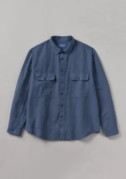 TOAST Workwear|Shirts*Overdyed Check Workwear Shirt