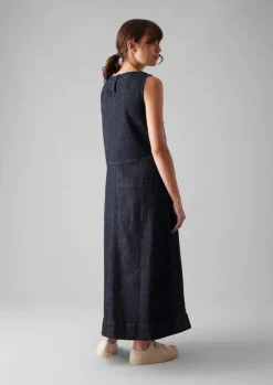 Women TOAST Denim|Workwear*Panelled Organic Denim Dress