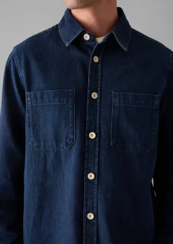 TOAST Denim|Workwear*Patch Pocket Denim Shirt