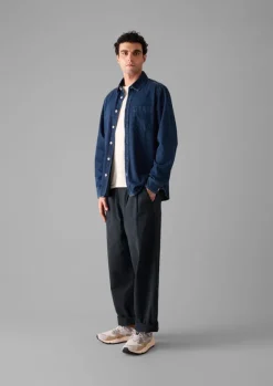 TOAST Denim|Workwear*Patch Pocket Denim Shirt