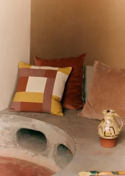 TOAST Textiles|Cushions & Covers*Patchwork Linen Cushion Cover