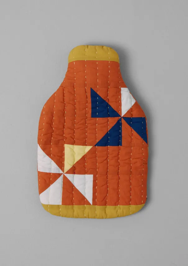 TOAST Textiles|Hot Water Bottle Covers*Pinwheel Patchwork Hot Water Bottle Cover