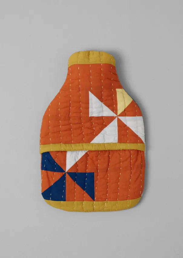 TOAST Textiles|Hot Water Bottle Covers*Pinwheel Patchwork Hot Water Bottle Cover