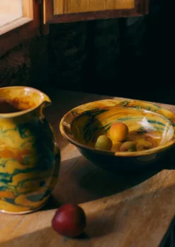 TOAST Ceramics*Poterie Barbotine Marbled Dish