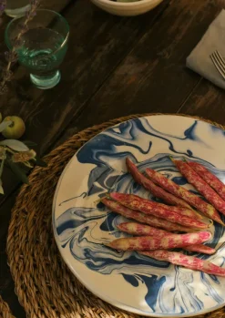 TOAST Ceramics|Tableware*Poterie Barbotine Marbled Plate