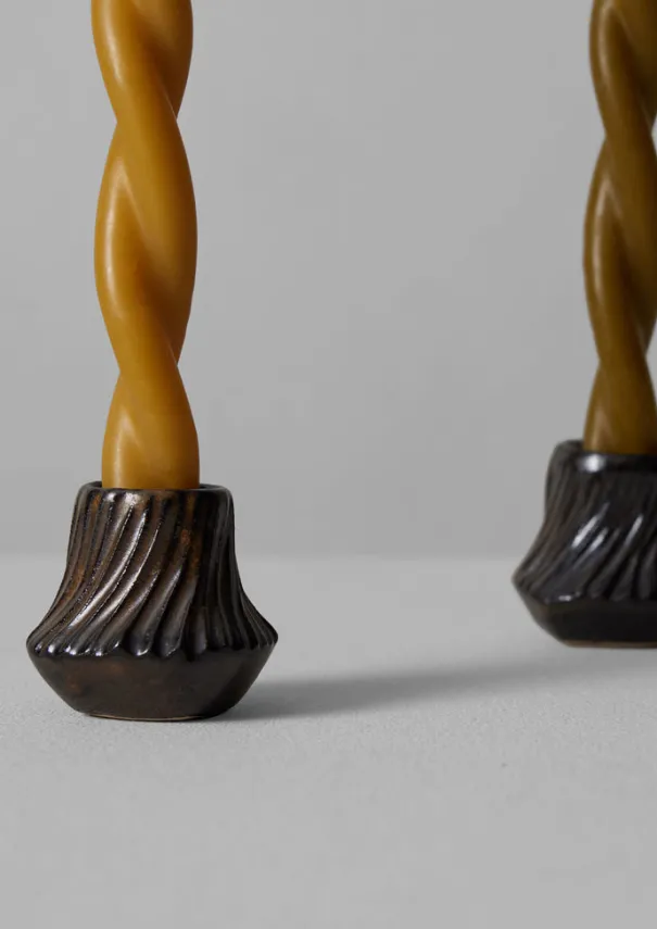 TOAST Decorative Pieces|Ceramics*PPP Lab Hand Pinched Stoneware Candle Holder