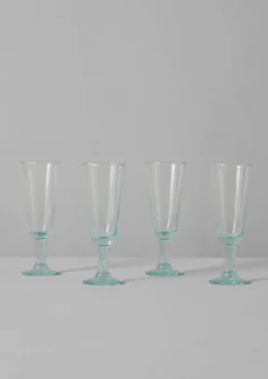 TOAST Glass*Recycled Bolivian Champagne Glasses Set