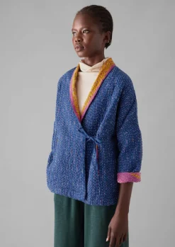 Women TOAST Gowns|Nightwear*Repurposed Ikat Kantha Jacket