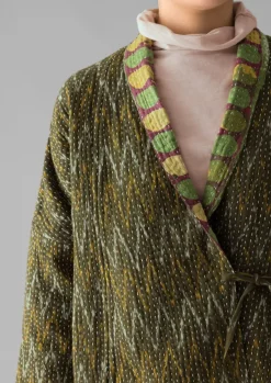 Women TOAST Gowns|Nightwear*Repurposed Ikat Kantha Jacket